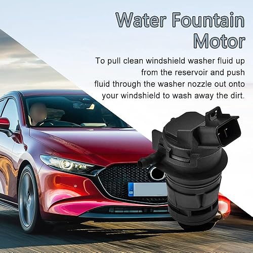 Miniatura 7 de Middrivr Bomba para Lavaparabrisas, 85330-60190,85330-AE010 Bomba de Limpiaparabrisas con Arandela, Bomba de Limpiaparabrisas Estándar para