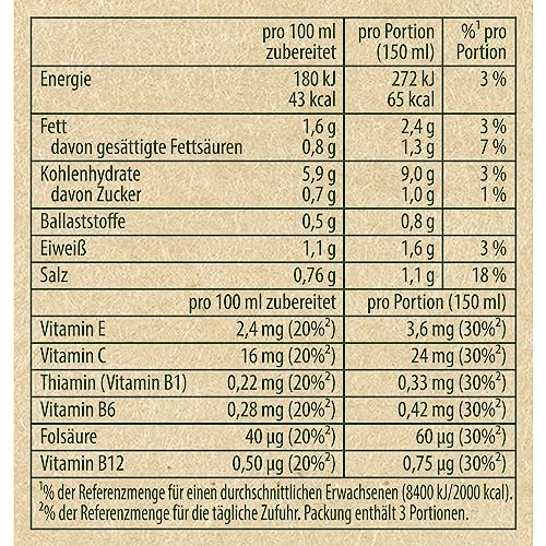 Knorr Cup a Soup Kartoffel Cremesuppe mit Knusper-Croûtons schnelle Suppe ohne geschmacksverstärkende Zusatzstoffe und Farbstoffe 48 g 12 Stück