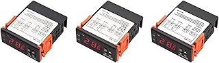 Digitale Temperatur Controller STC 1000 Premium ABS kompakt Leichtes Kompatibilität Intelligenter Temperaturregler für Kühlschränke Warmwasserbereiter Treibhausanbaus Inkubatoren (Schwarz)