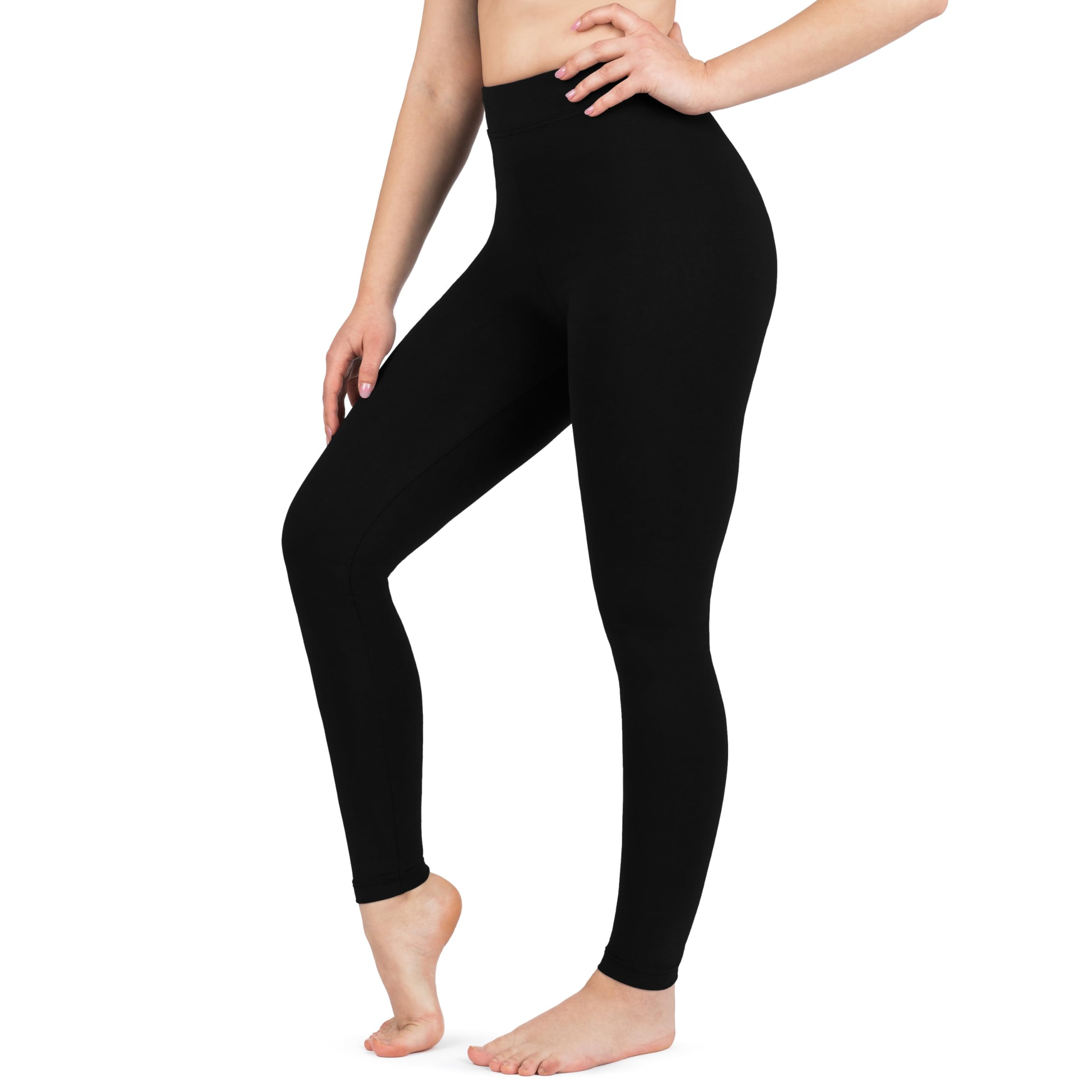 Nirlon High Waisted Leggings - Workout Womens Leggings, Cotton Yoga Pants for Women for Gym & Yoga Pants Women