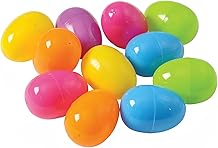 GiftExpress Assorted Color Easter Eggs - 100 Piece Bulk 2.3" x 1.75" Colorful Bright Plastic Eggs w/ Hinge - Adult & Kid Party Toys for Gift Baskets or Egg Hunt Decor