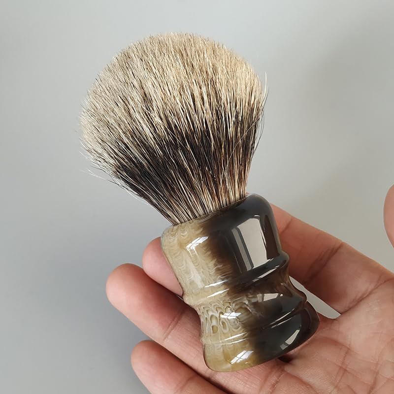 22mm finest badger hair shaving brush with resin handle