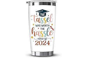 HEXMOZ Graduation Gifts 2024: Tassel Was Worth the Hassle Tumbler