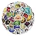 SHUHU Pegatinas geniales de Final Fantasy, Pegatinas Divertidas de Animales de Dibujos Animados para niños, Juguetes, álbum de Recortes DIY, Juguetes, Pegatina Decorativa, 50 Uds.