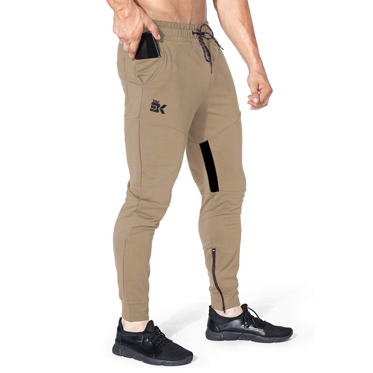 BROKIG Jogginghose Herren Baumwolle Sporthose Joggers Trainingshose Fitness Slim Fit Hose