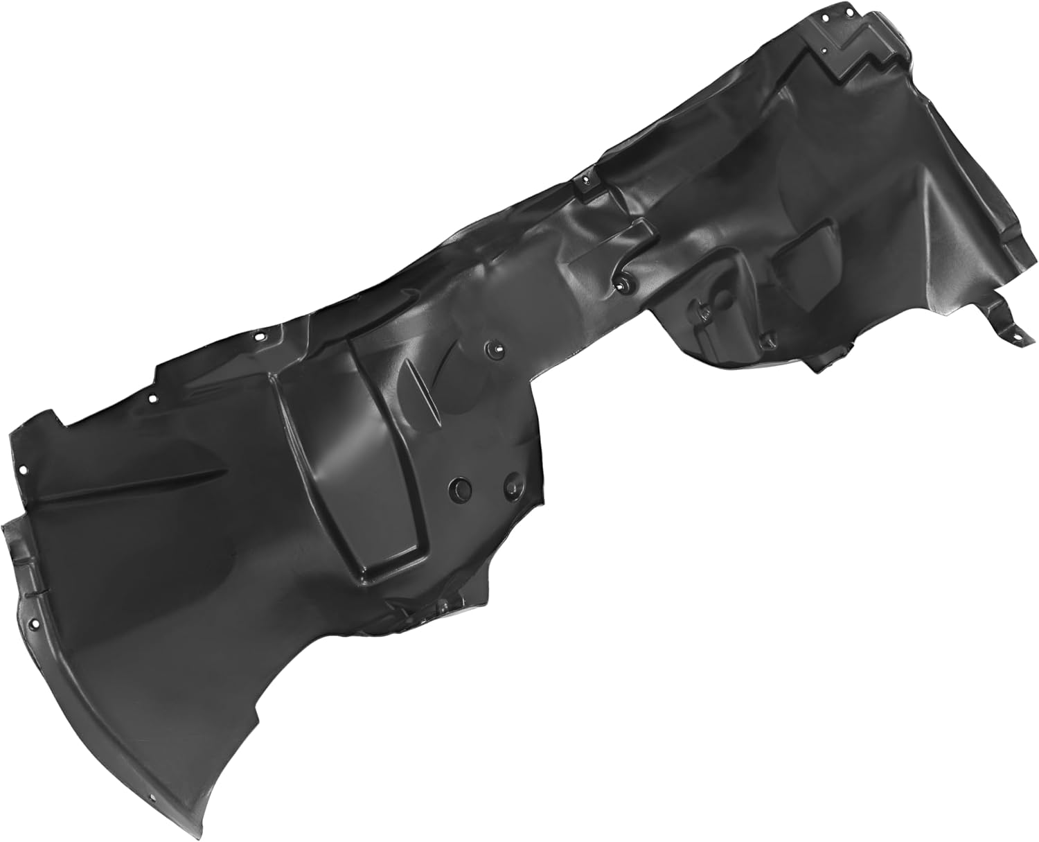 HECASA Front Inner Fender Liner Compatible with 2015-2017 Ford Mustang 2-Door Replacement for FO1248165 FR3Z16103A Splash Shield Guard Black Left Driver Side