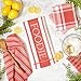 DII Everyday Collection Foodie Kitchen Set, Dishtowel & Dishcloth, Coral, 5 Piece