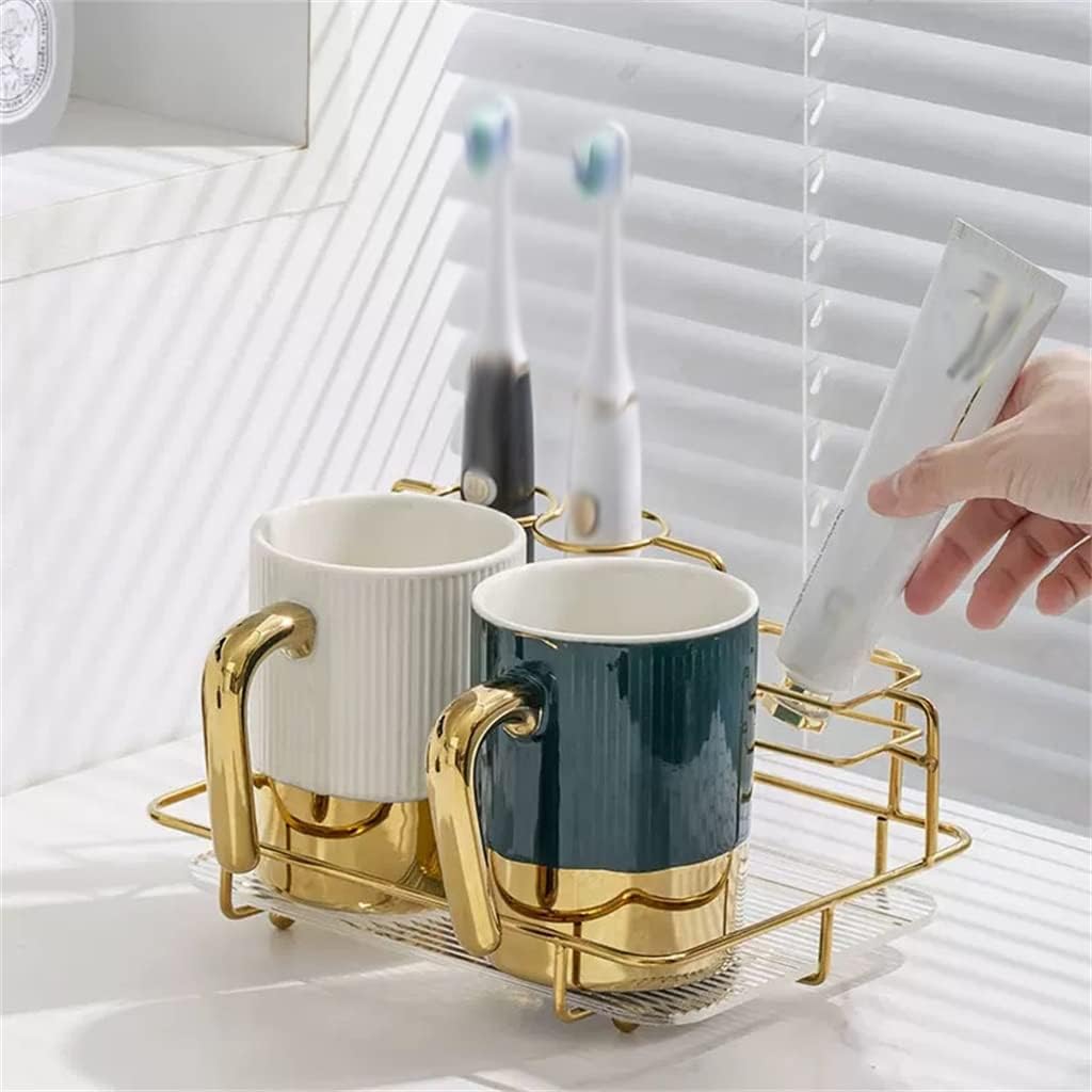Tooth Cup Toothbrush Rack Washing Brushing Cup Set Household Mouth Rinse Cup Toothpaste Toothbrush Holder