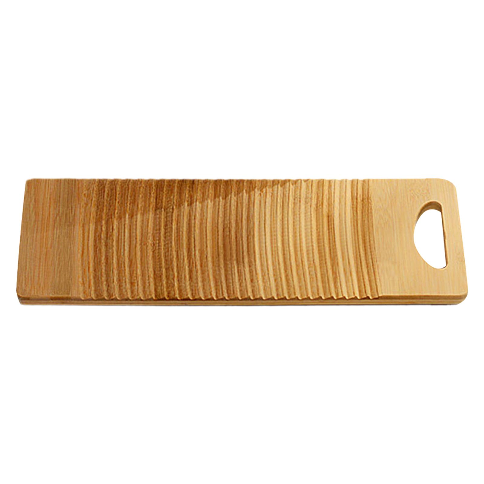 Holzwaschbrett für Wäsche, 50x18x1,8cm, Khaki