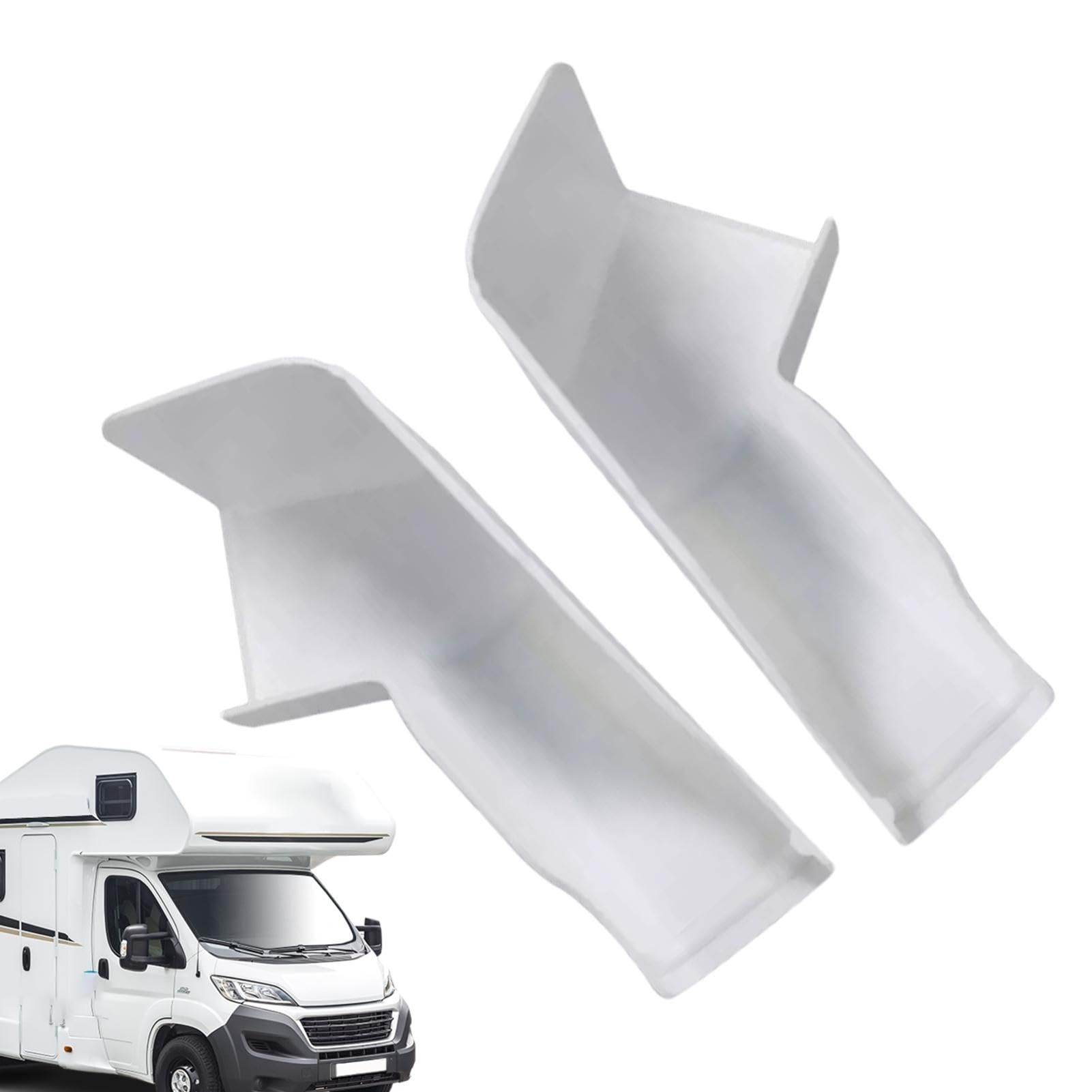 Dachrinnenauslauf Für Wohnmobile, Dachrinnenset Für Schuppen - Wohnmobil-Dachrinn-enverlängerungen Regenrinnenauslauf,Linke Und Rechte Seiten-Rv-Regenrinne, Dachreling-Dachrinnen-laufschutz,