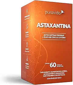 Astaxantina - 60 Cápsulas - Puravida