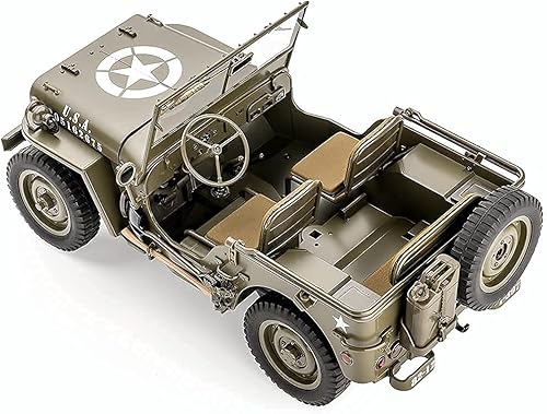 Vista 9 de FMS Rochobby RC12001RTR RC Car 112 1941 MB Scaler Willys Jeep Remote Control Crawler Military Truck 4x4 Vehículo todoterreno con transmisor