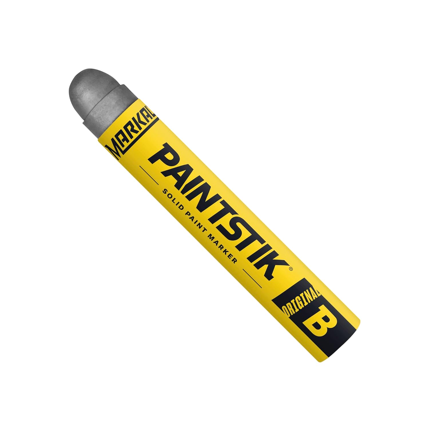 Markal 80232 B Paintstik Solid Paint Ambient Surface Marker, Aluminum (Pack of 12)