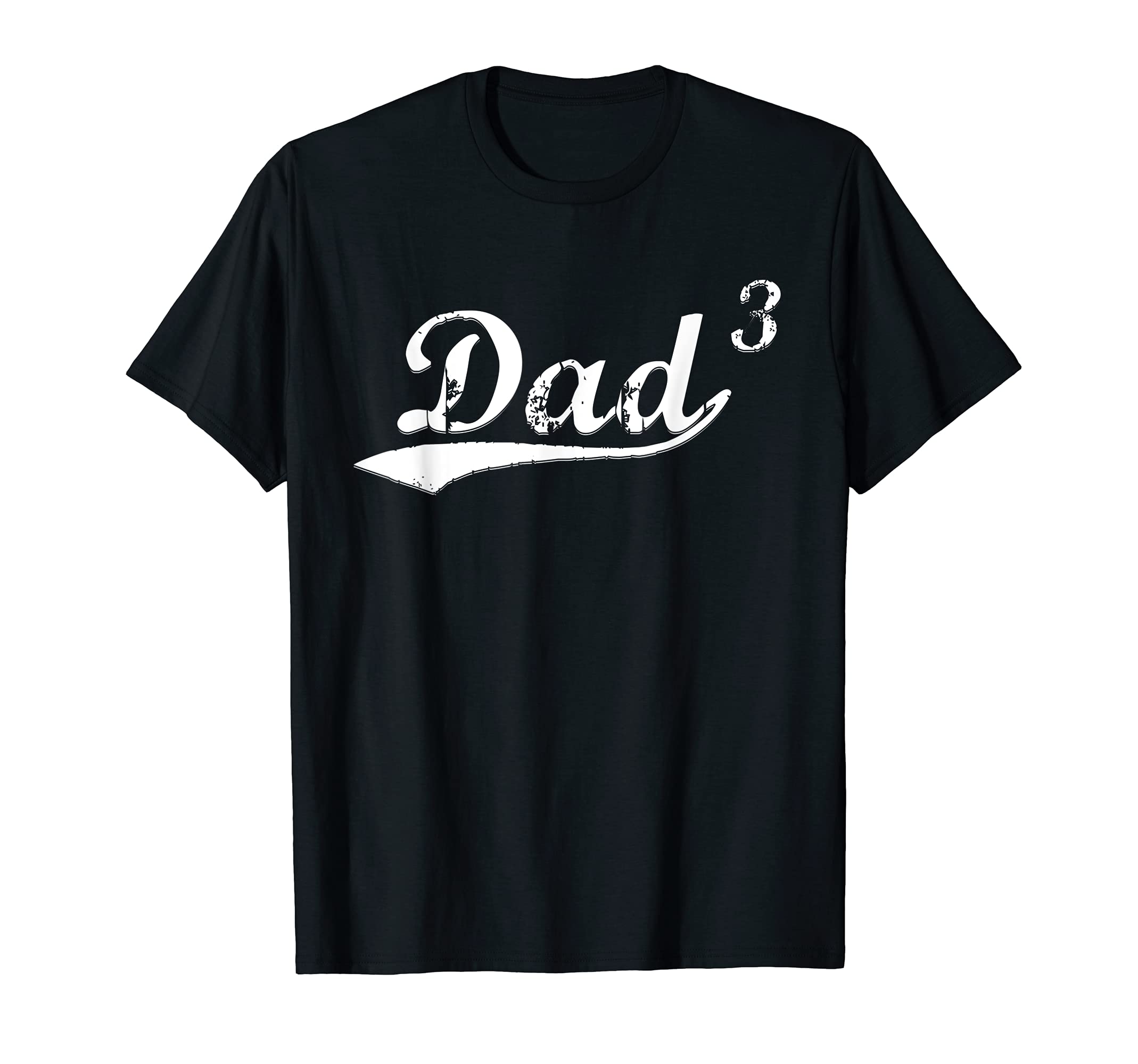 Dad of 3Boys Girls Dad3 Gift Father of Three Kids daughters T-ShirtOEKO-TEX STANDARD 100