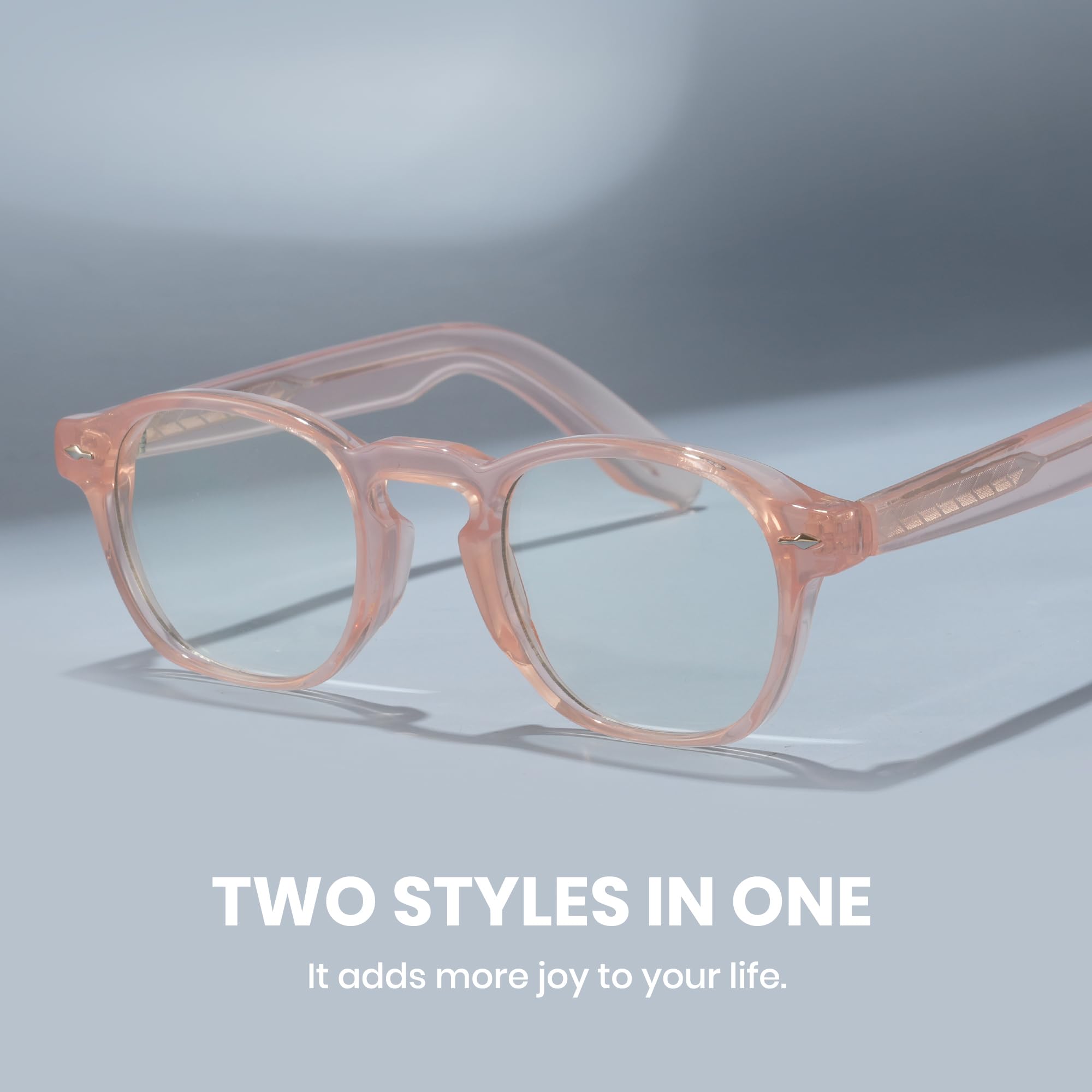 Cyxus Gafas fotocromáticas que cambian de color con bloqueo de luz azul, protección UV 8230