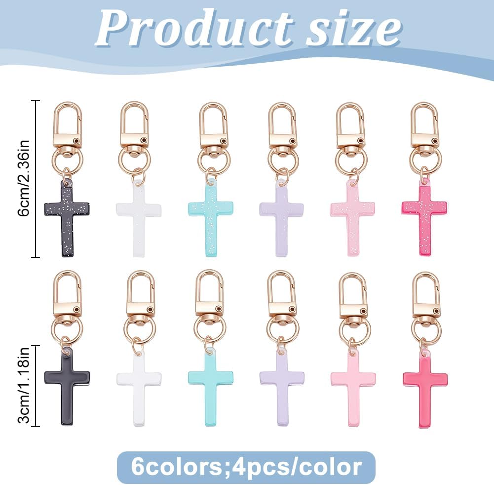 FREEBLOSS Keychain Charms Bulk Car Key Ring Pendant Cute Keychains - Image 2