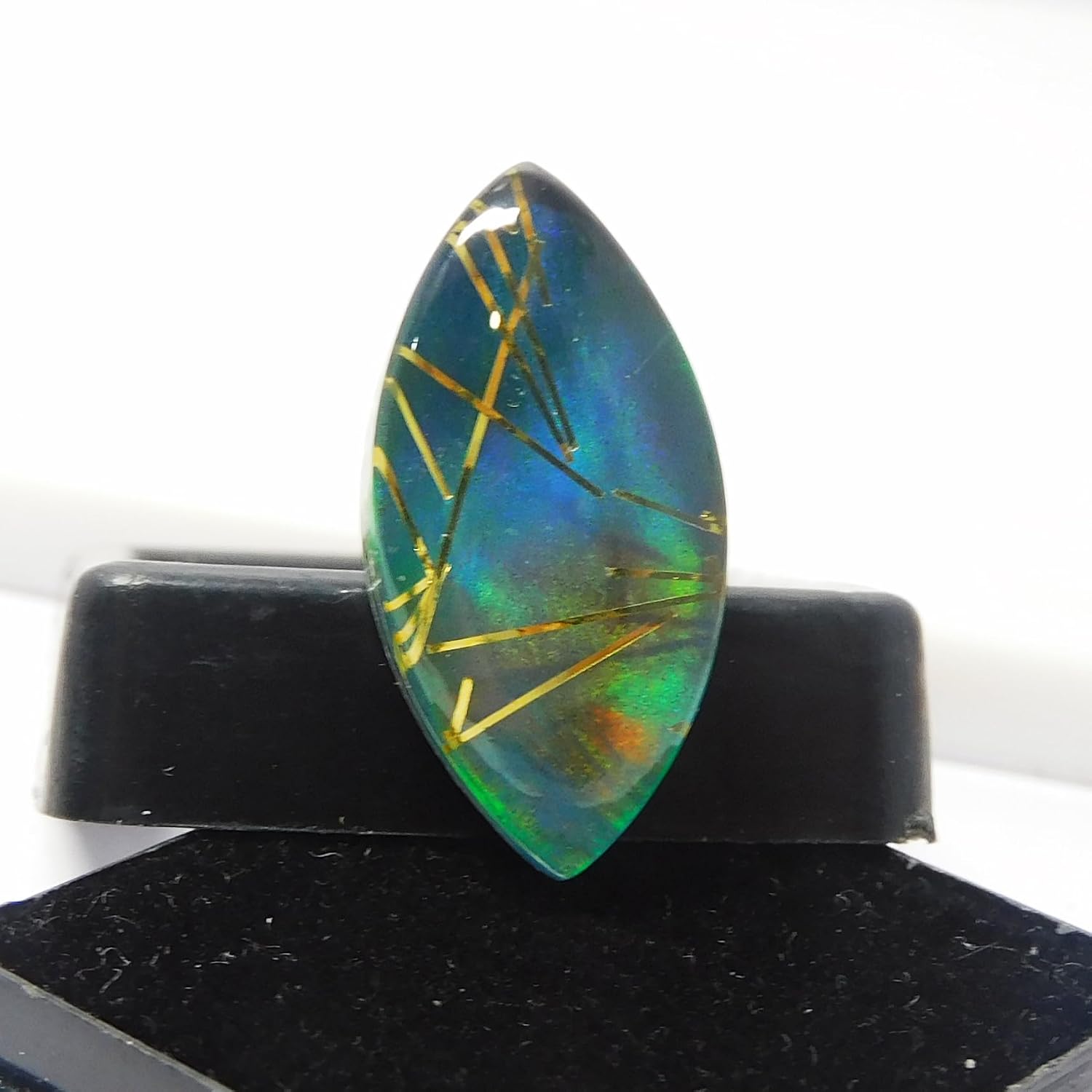 A++ Quality Marquise Multi Color Doublet Opal 12.05 Ct Natural Gems Verified
