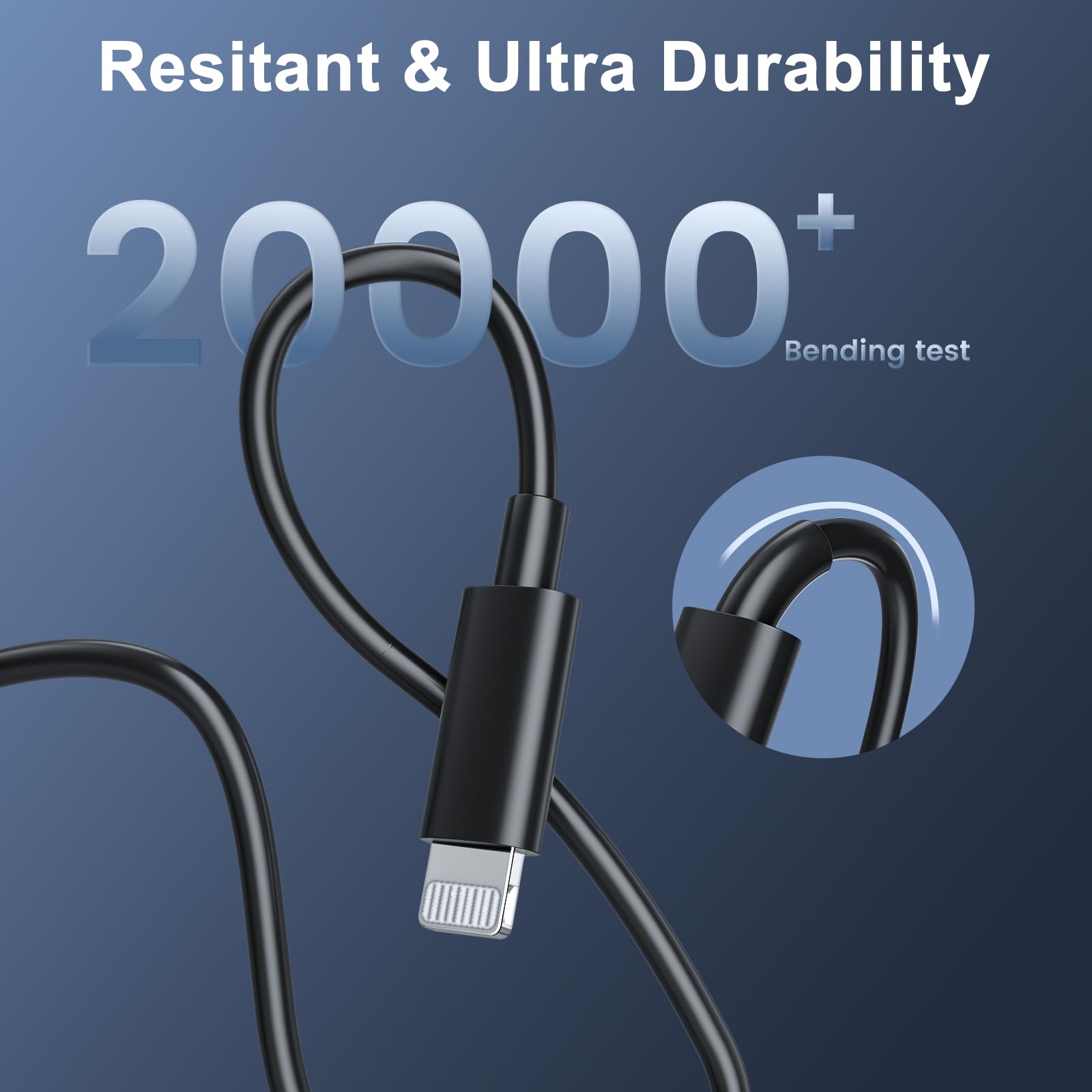 ilikable iPhone Cavo USBC 3 Pezzi 1M Ricarica Rapida Certificato MFi Lightning Cavo iPhone USB C per iPhone14/13/12Pro Max/Mini/11/SE/XR/XS/X/8/8Plus/7/6s