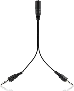 Pro - Cavo Splitter Stereo Da 6,35 Mm, Spina Da 1/4" A 2 Prese Jack