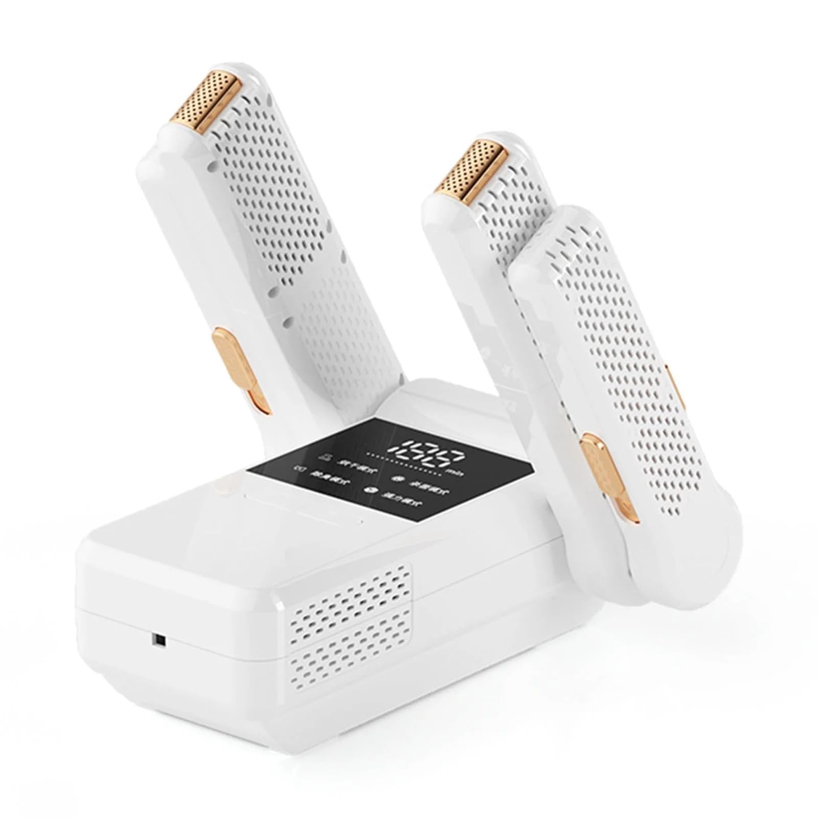 DISHENGZHENDISHENGZHEN Boot Dryer, Electric Shoe and Boot Dryer with Adjustable Rack and Intelligent Timer, Glove Dryer & Boot Warmer, Folding Design, Shoe Dryer Heater for Winter and Rain Socks, Hats