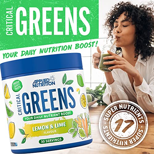 Applied-Nutrition-Critical-Greens-Super-Greens-Powder-Boost-Your-Immune-System-with-Superfood-Nutrients-Vegan-150g-30-Servings-Apple-Burst