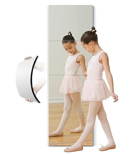 Full Length Mirror for Kids Safety Shatterproof Mirror, Plastic Wall