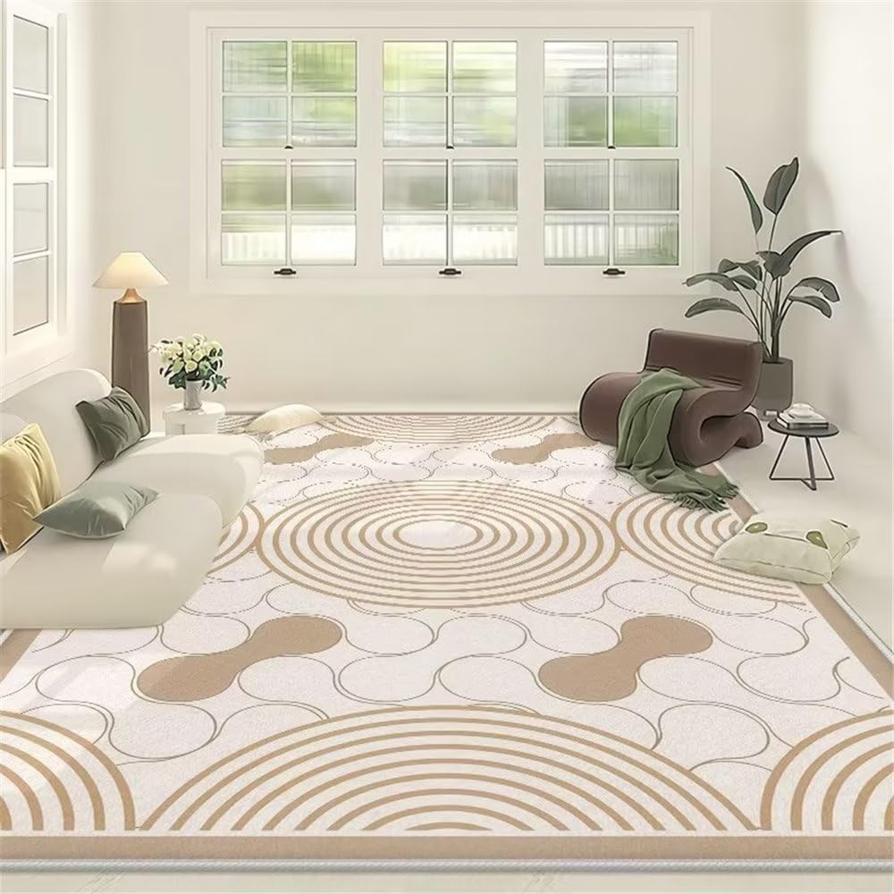 Tapis ado garcon et grand tapis salon brun modèle durable abstrait 180x250