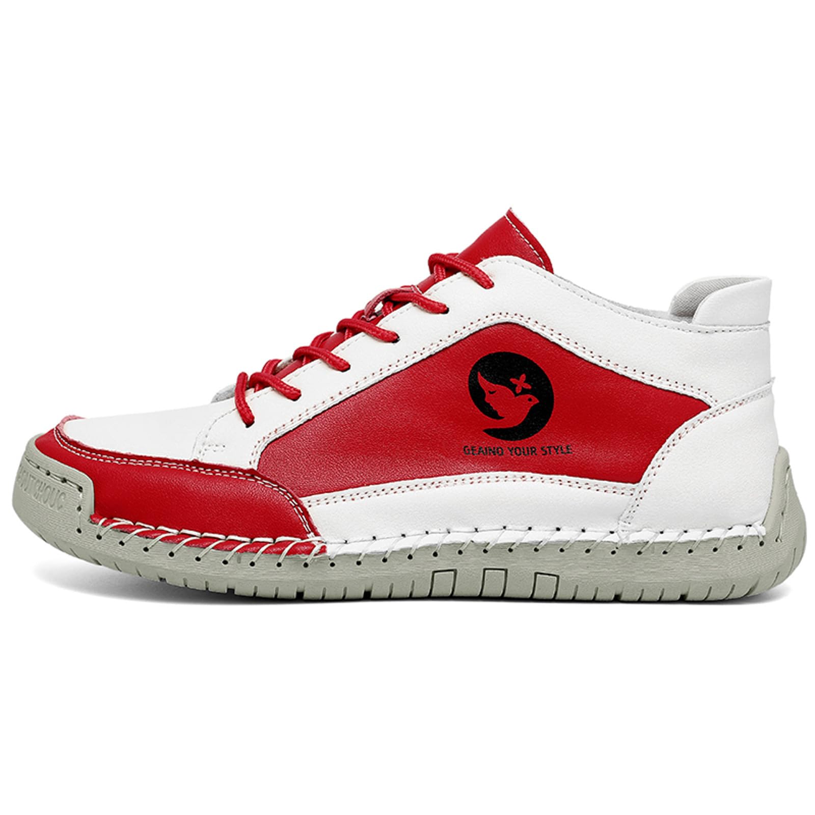 Chaussures orthopédiques en cuir pour femme - Baskets confortables faites à la main