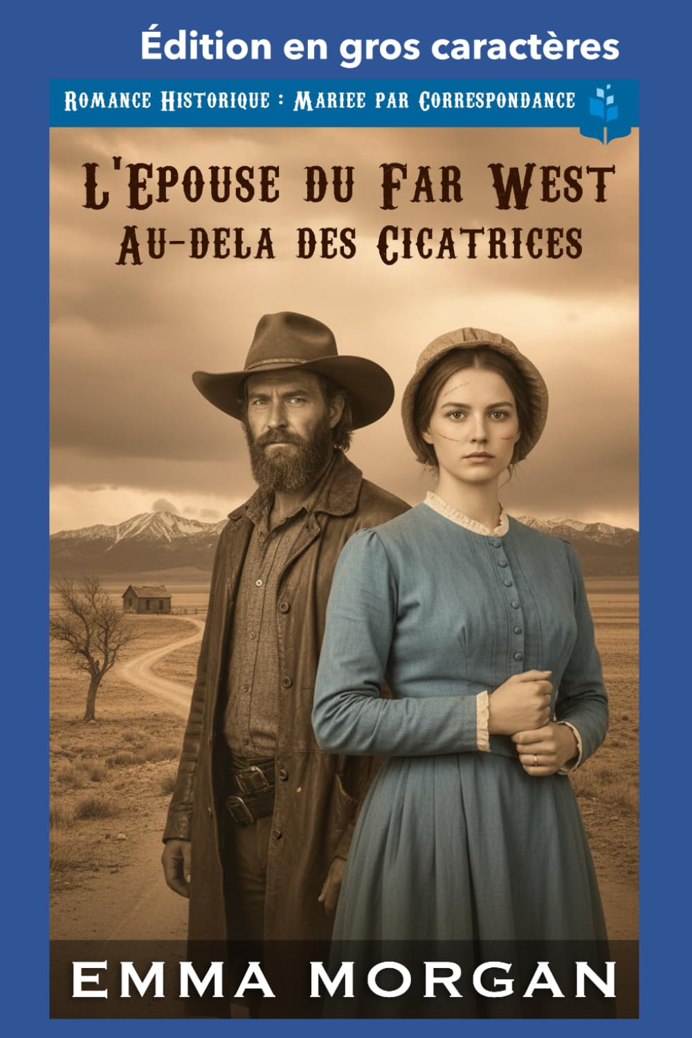L’Epouse du far West Au-delà des Cicatrices: Édition en gros caractères