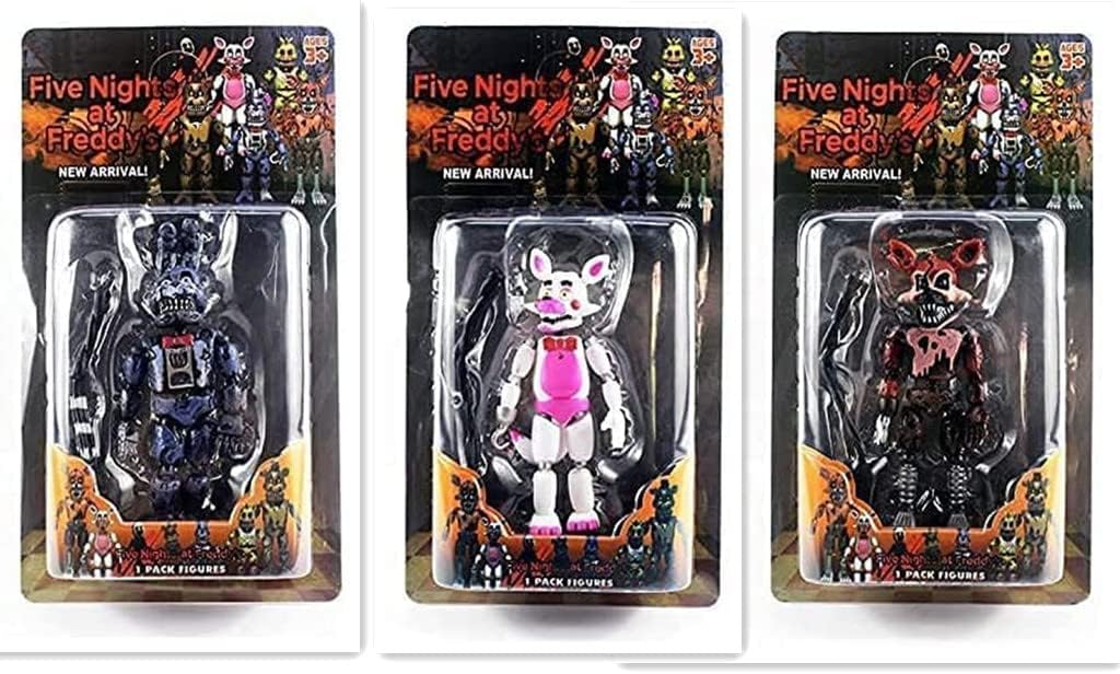 FNAF Games Happy Hour Freddy's Sly Sister Location Horror Doll Lightning Joint Action Figure (G3)