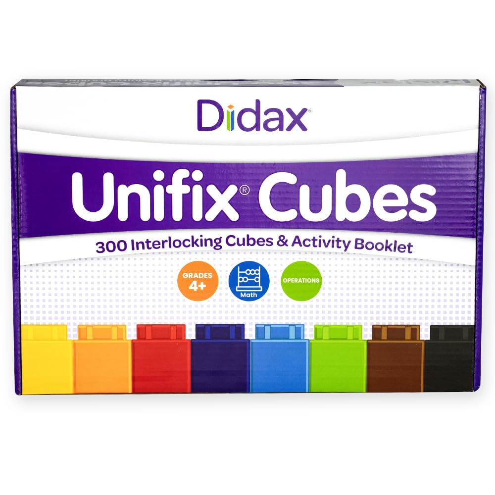Amazon.com: Unifix - 2-300 Cubes - Package of 300 - 10 Colors,Red