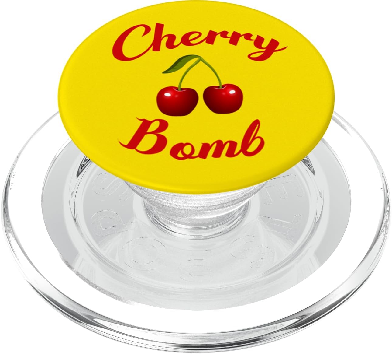 Cute Cherry Bomb Retro 70s Vintage Style Gadget Gift PopSockets PopGrip for MagSafe