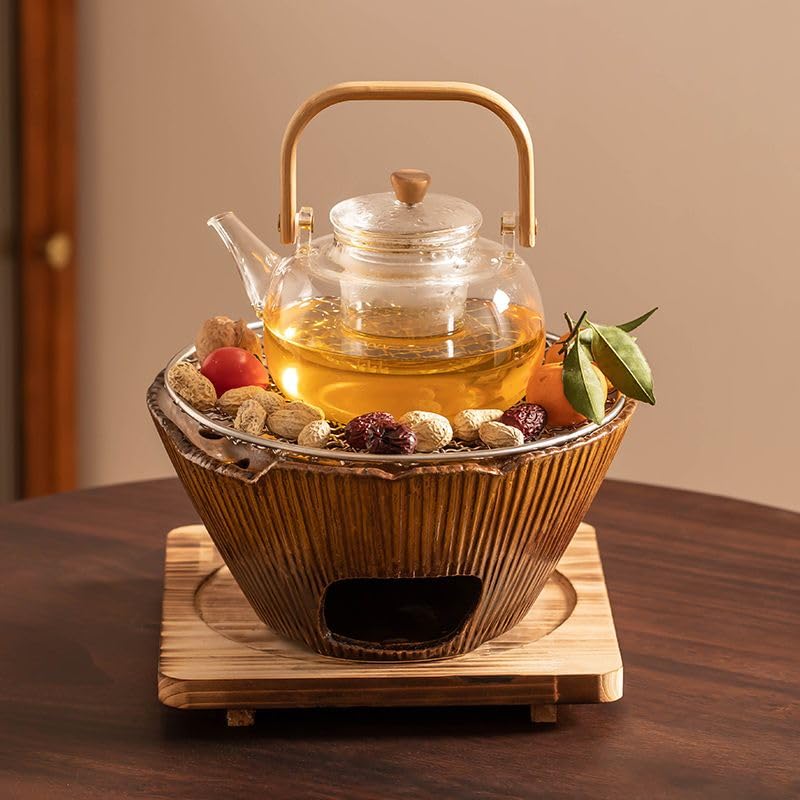 Tetera china con asa para cocinar té en estufa de carbón y disfrutar en casa 2