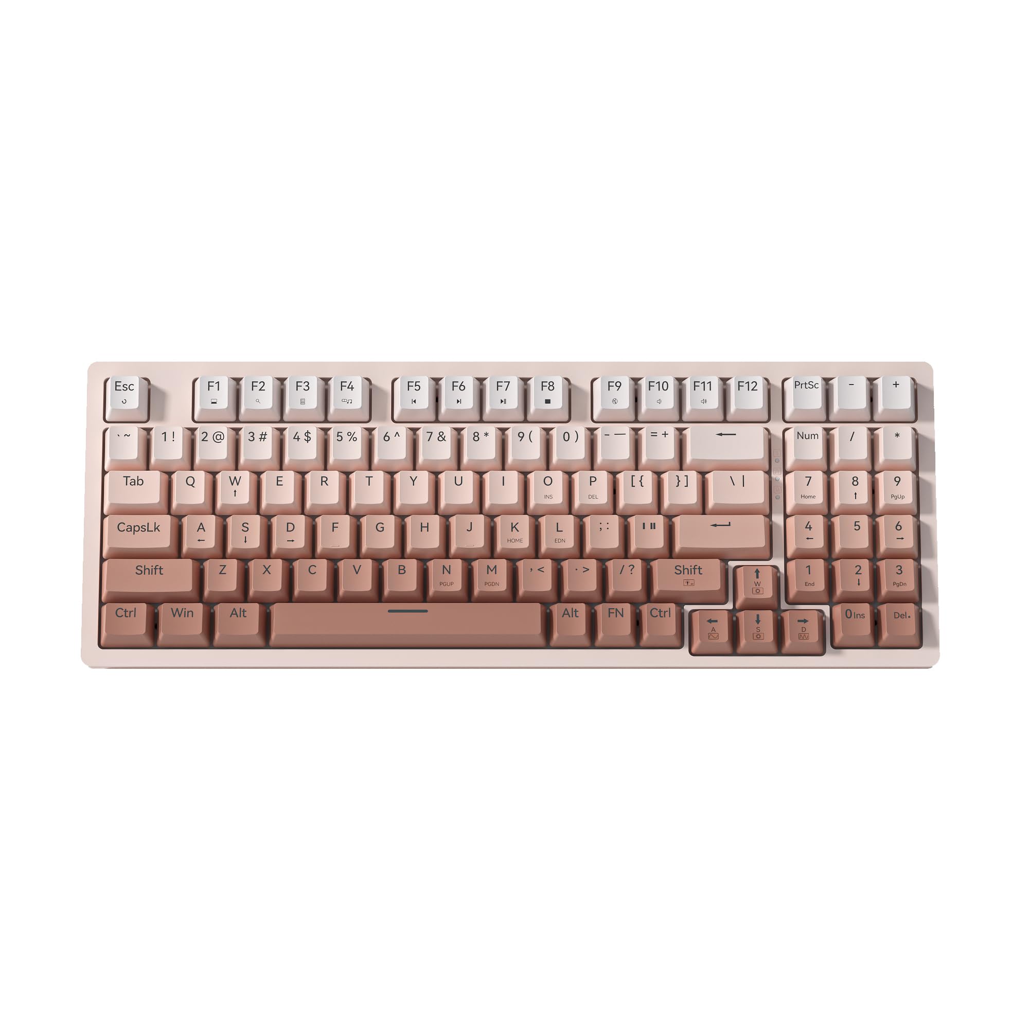 Amazon | Zifriend ZA94 Gradient Pink ゲーミングキーボード