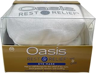 Oasis Rest & Relief Eye Mask - Adjunct Hot and Cold Therapy for The Relief of Dry Eye Symptoms