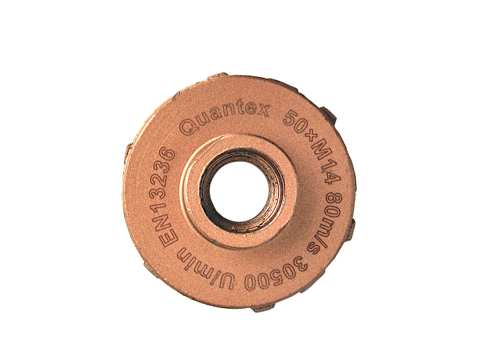 M14 Gold Diamant Schleiftopf, Durchmesser 50 mm, für Winkelschleifer.