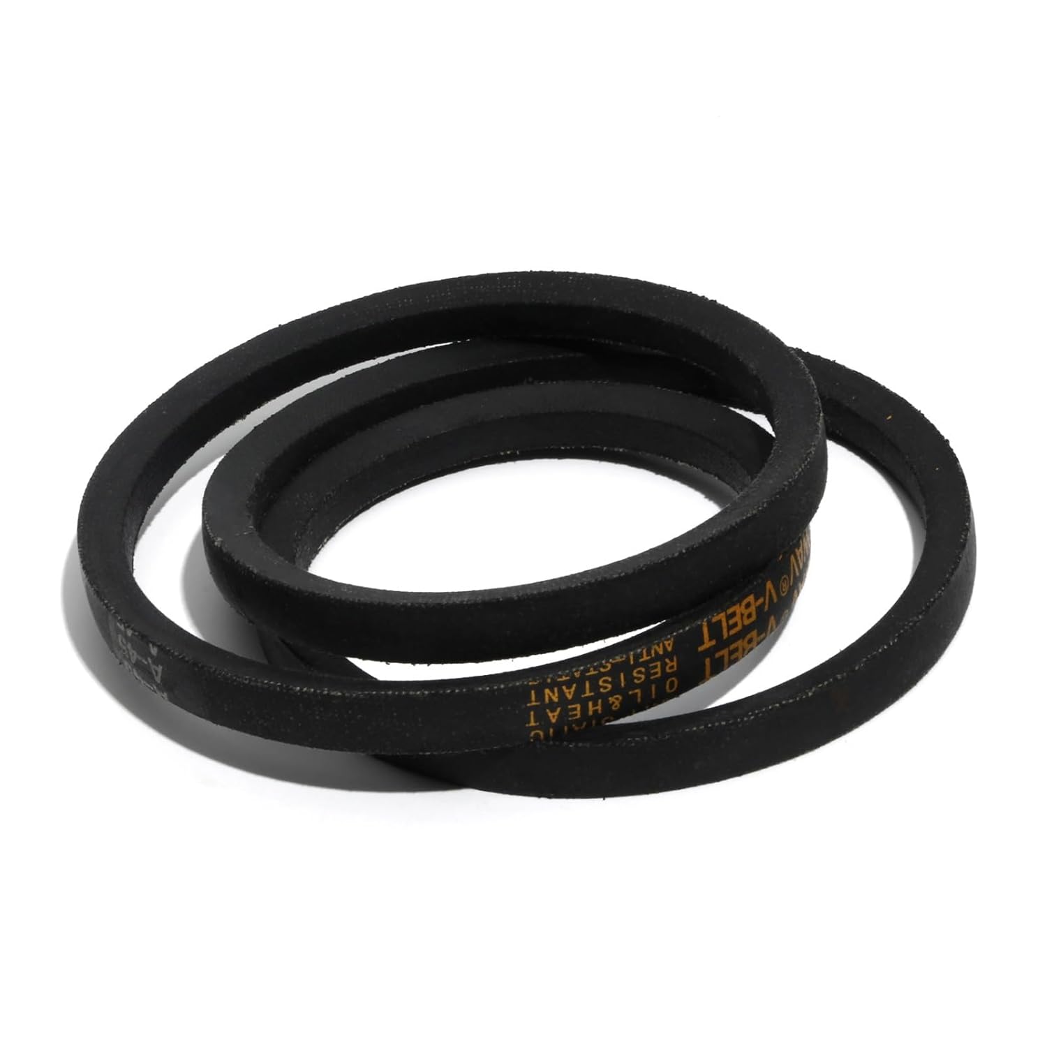 A Type V-Belt A52/53/54/55/56/57/58/59/60/61 Black Rubber Transmission Drive V Belt Closed-Loop Transmission V Belt for Sewing(A61)