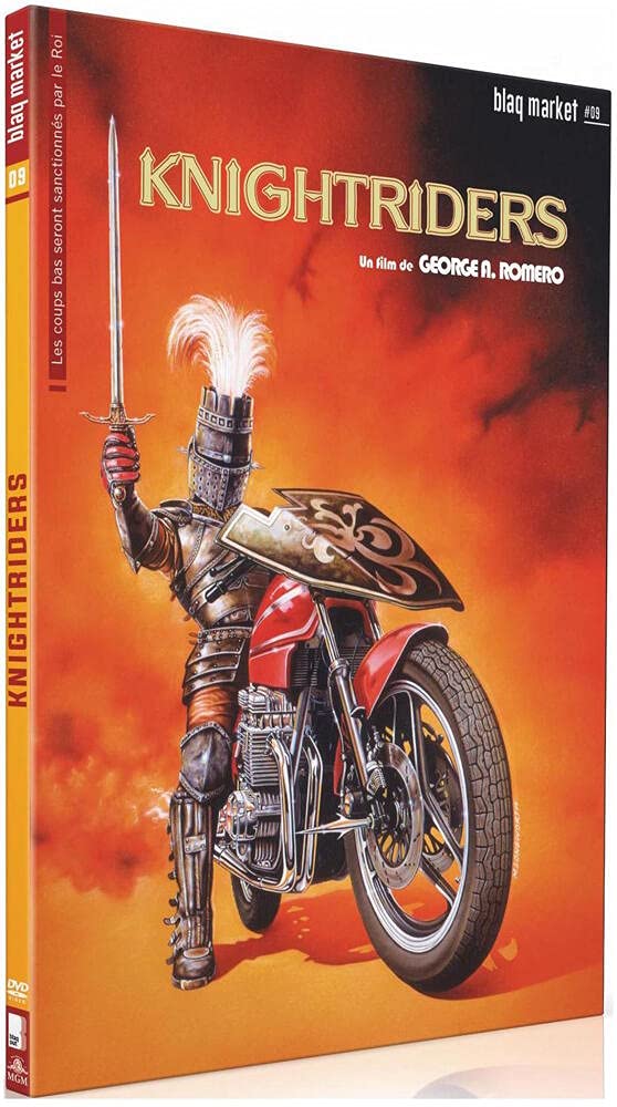 Knightriders DVD importación francesa película de culto drama acción motor