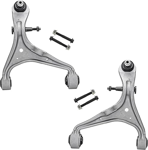 Miniatura 890 de Detroit Axle - Kit de brazos de control de extremo delantero RWD para Dodge Ram 03-06 2500 3500, 2 brazos de control superior con rótula 2 varillas