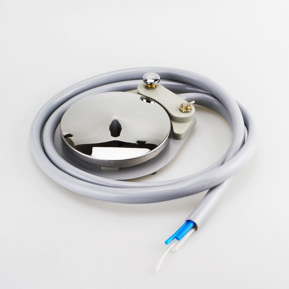 Earlywish Dental Equipment 4 Hole Standard Foot Control Pedal with Tube