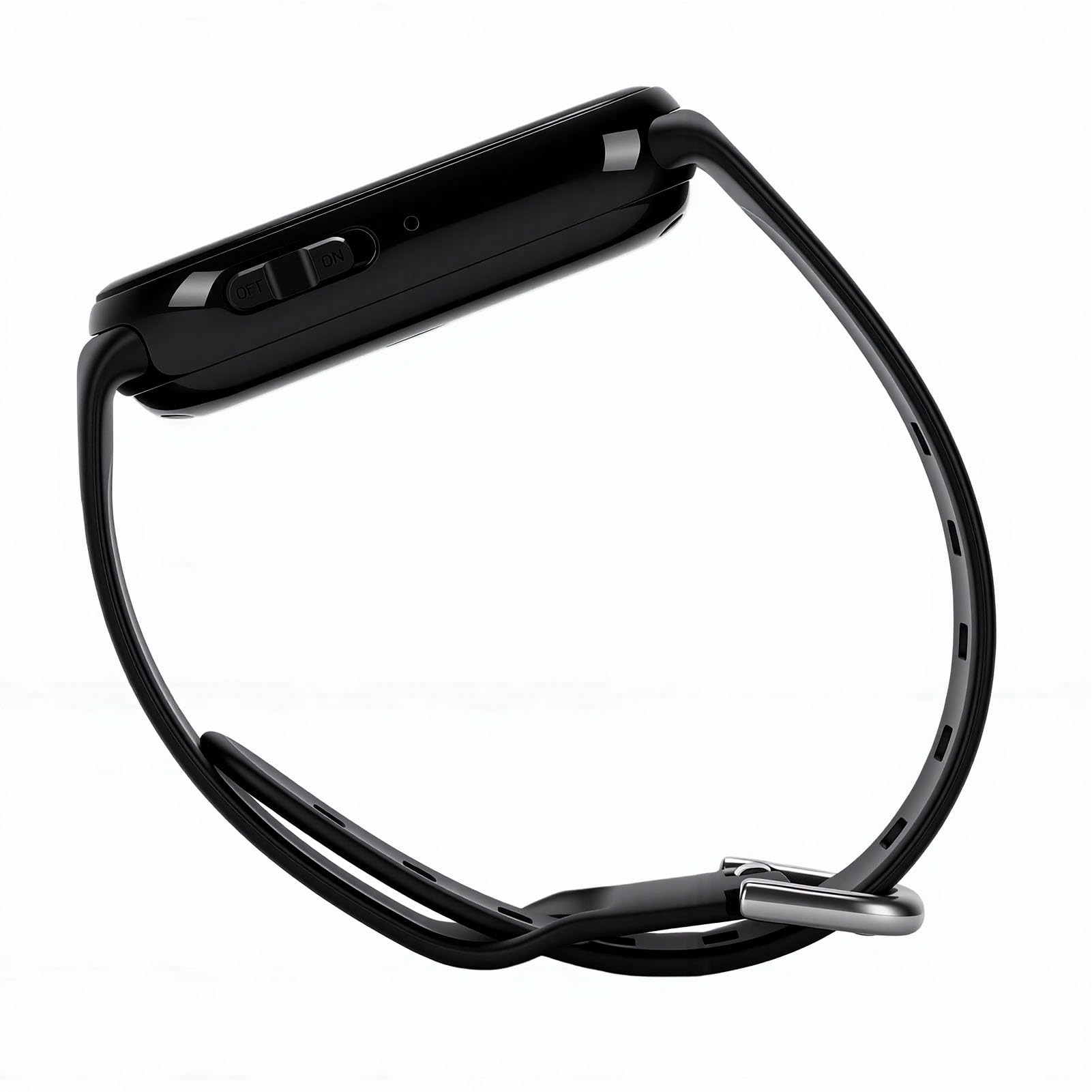 Registratore Vocale da 64 GB, Dittafono con Riduzione del Rumore AI, Memoria 768 Ore, Attivazione Vocale, USB C, Clip da Polso Indossabile per Lezioni, Viaggi in Ufficio