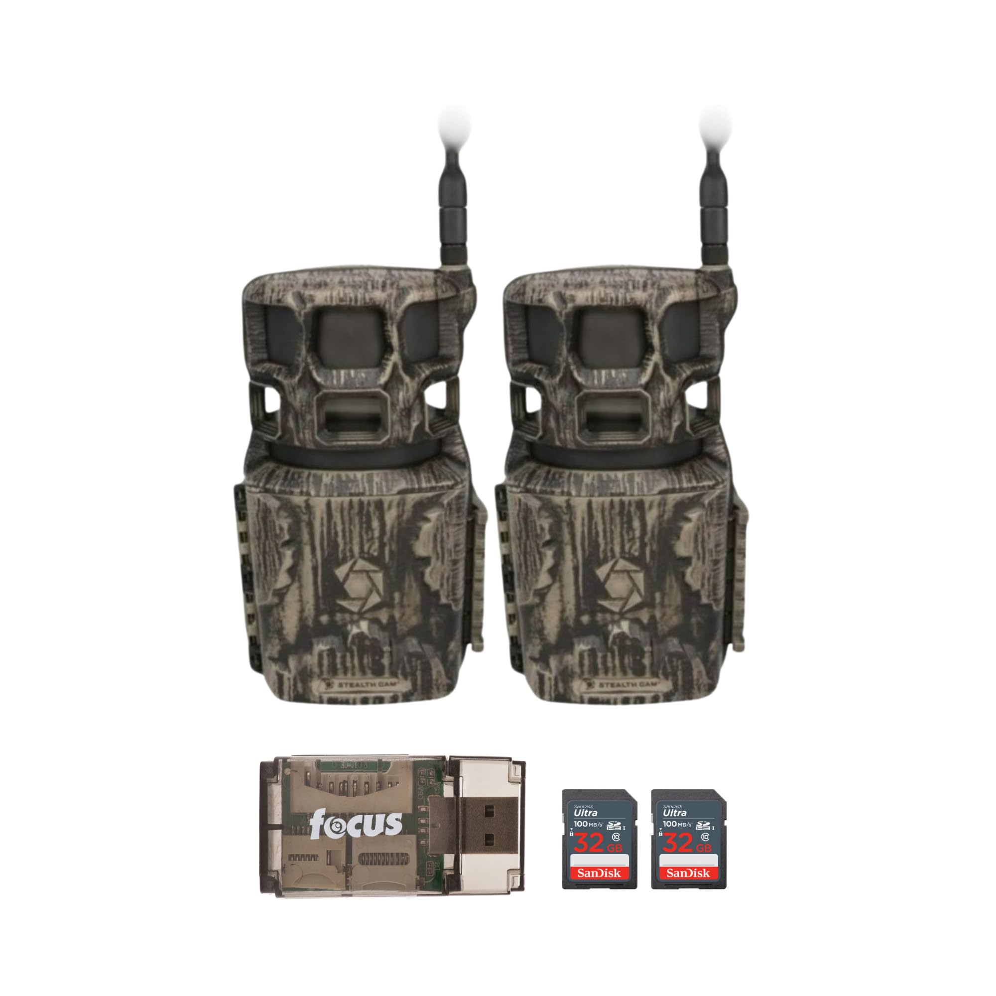 Stealth Cam Revolver Pro 2.0 Caméra Cellulaire 360 Marron avec Carte Mémoire et Lecteur SD