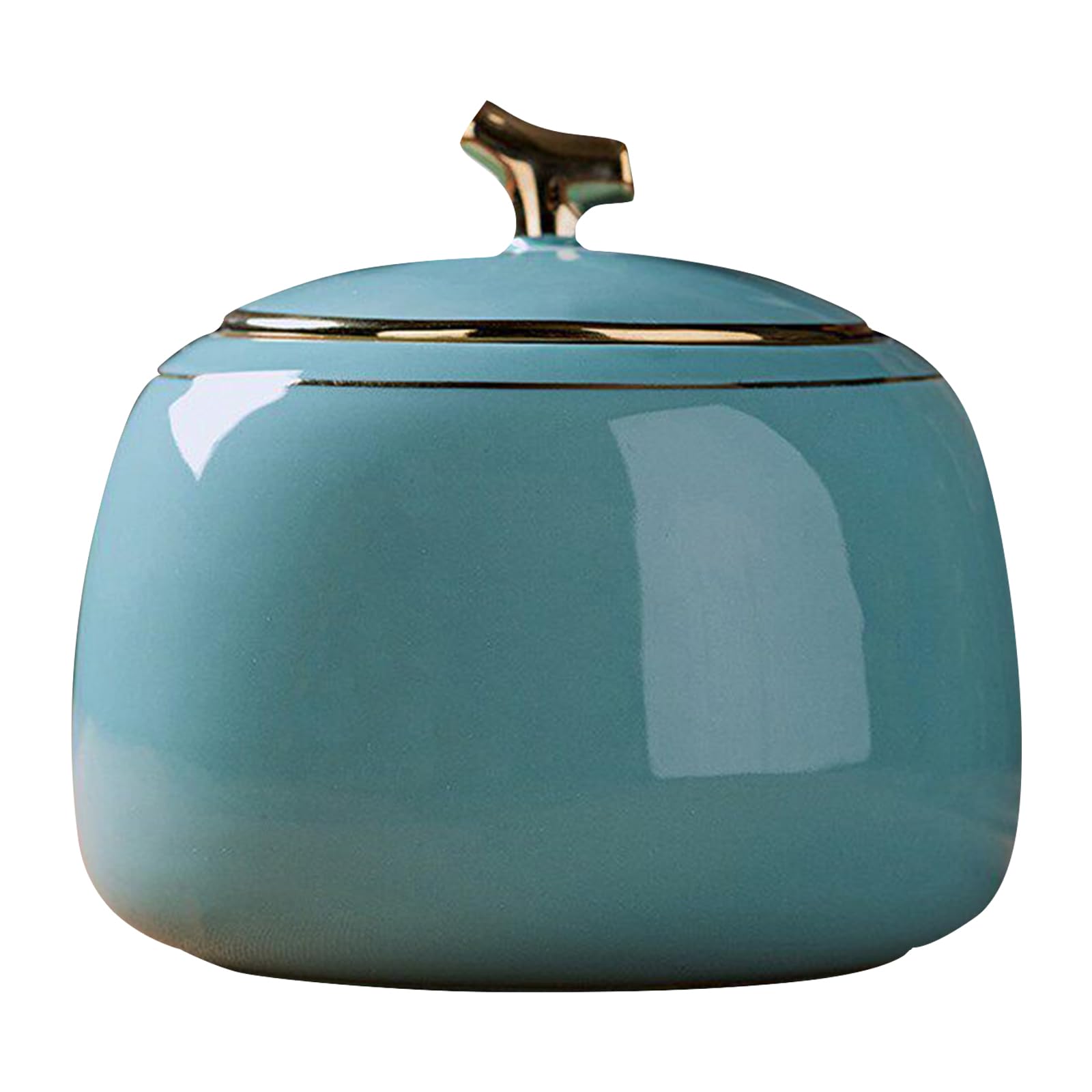 Upgbrf G Chinese Style Ceramic Tea Caddy Tea Canister Tea Storage Container Tins Jar With Airtight Lid Tank For Tea Coffee Herb Sugar Spice,