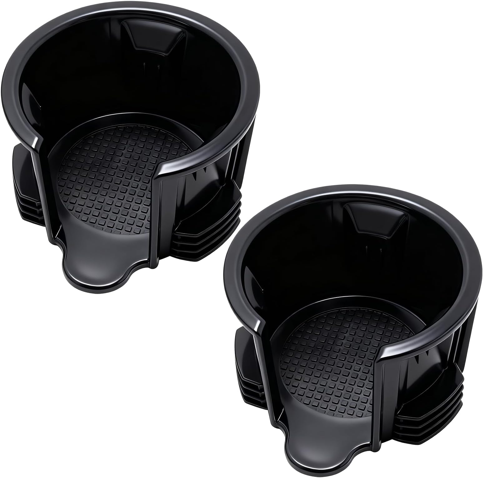 2 PCS LR021330 Center Console Front Cup Holder Insert, Replacement for Land Rover LR2 2008-2015, Replacement for Land Rover LR3 2005-2009, Replaces LR087454