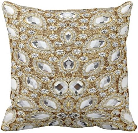 rhinestone throw pillows