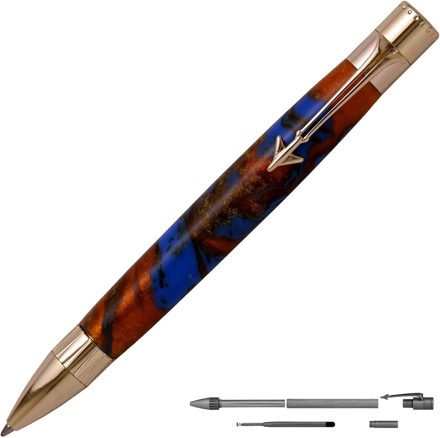 Penn State Industries PKLINERSS Jet Airliner Twist Ballpoint Pen Kit Starter Package Woodturning Project