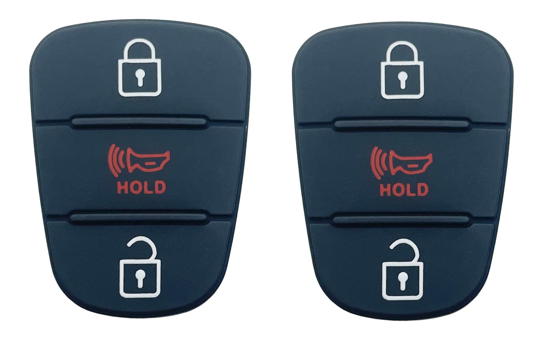 Key Fob Button Pad Replacement Fit For 200-203 Kia Soul 202-204 Kia Rio 1