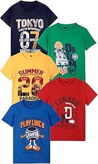 Boys BYS-TSRT-02 T-Shirt (pack of 5)