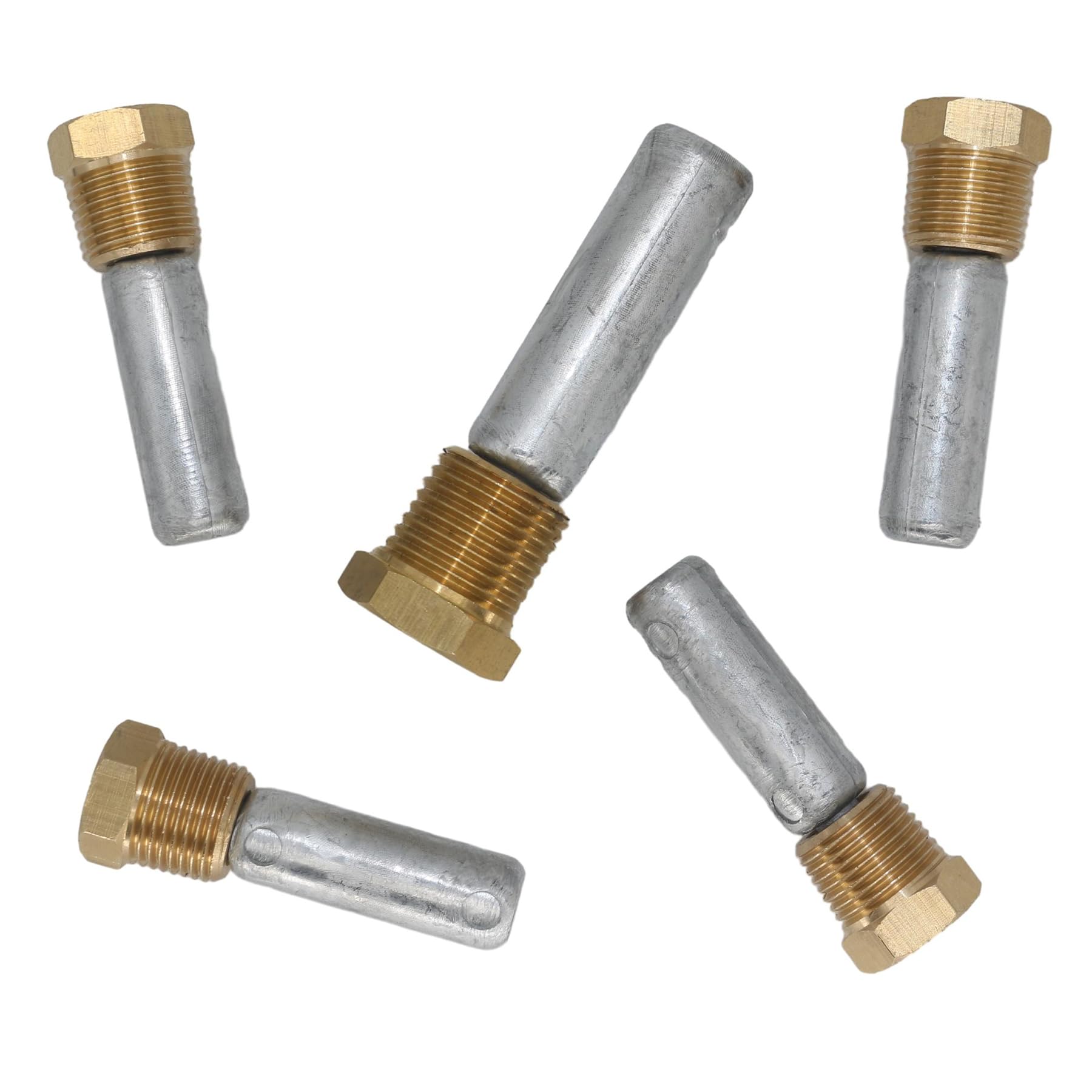 Lot de 5 anodes en zinc pour moteurs Yanmar 6LY 6LPA 6LP et certains moteurs 4LHA 119574-18790 119574-44150