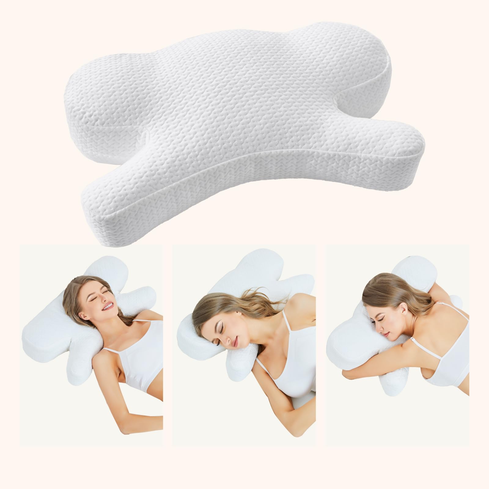 Anti Wrinkle Pillow, Beauty Pillow, Stomach Sleeper Pillow, Anti Aging Pillow, Neck Pillows for Pain Relief Sleeping, Anti Wrinkle Pillows for Side Sleepers(Pillow)